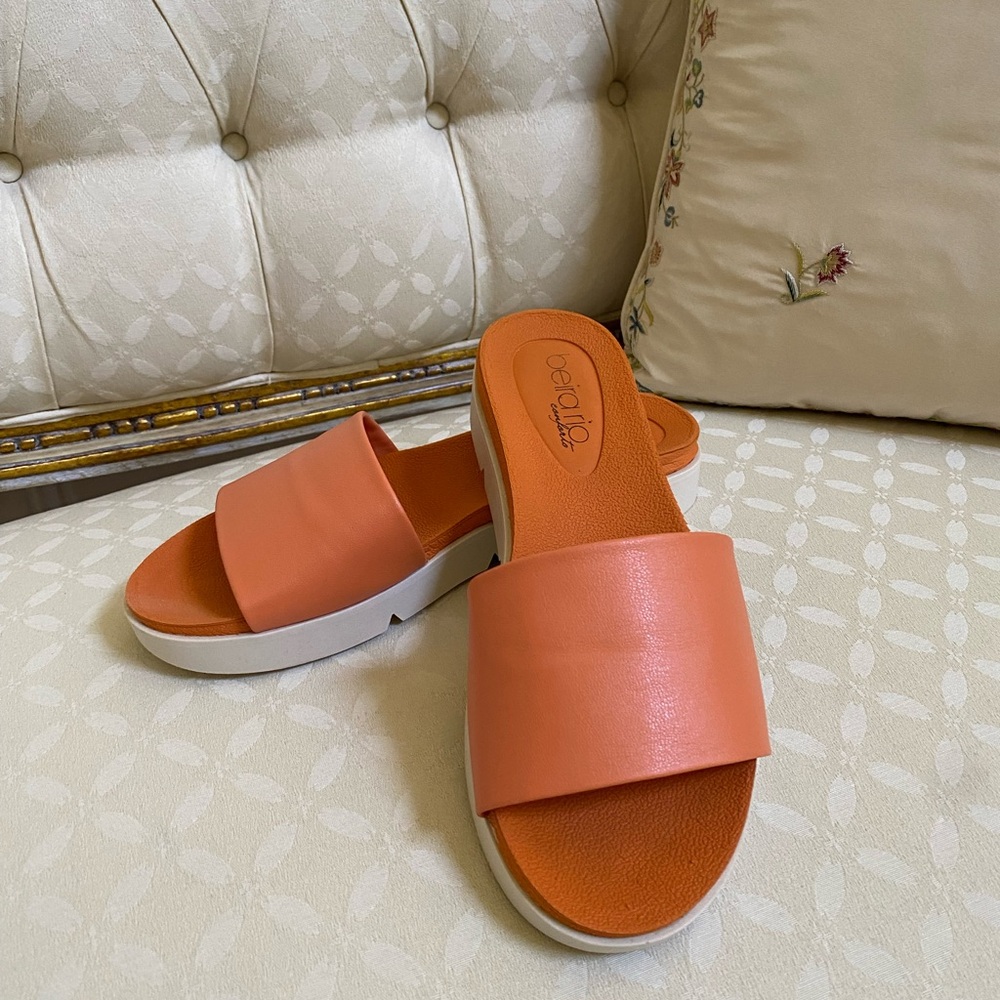 Bright Orange Women's Slide Slippers